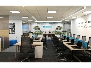 Thiết kế văn phòng NTBOOKS 120m2 tại Cầu Giấy